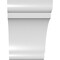 Ekena Millwork 4-in. W x 6-in. D x 6-in. H Olympic Architectural Grade PVC Knee Brace BRCP04X06X06OLY - alternate 6